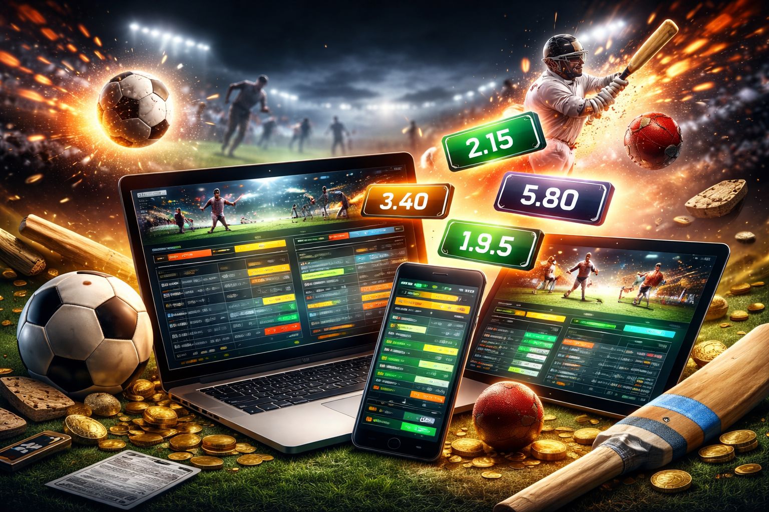 Football, Cricket, And Popular Events In One Sportsbook